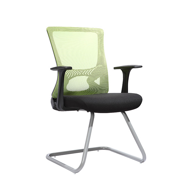 KB-2029C White Frame Back Mesh Conference Guest Chair