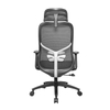 KB-8961AS-BK New Design fitting waist office mesh chair with headrest