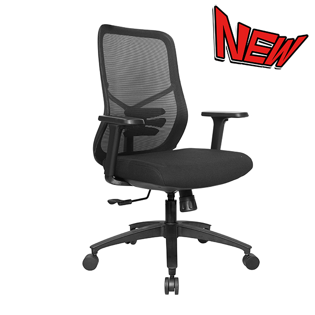 KB-8961B-BK New Design fitting waist office mesh chair 