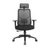 KB-8961AS-BK New Design fitting waist office mesh chair with headrest